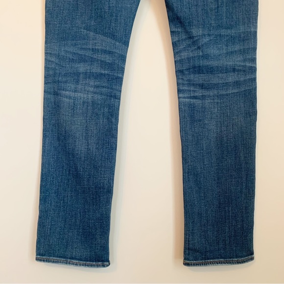 SOLD! J Crew Mens 33 X 32 The Driggs Slim Fit Flex Denim Jeans Medium Wash - Picture 8 of 11